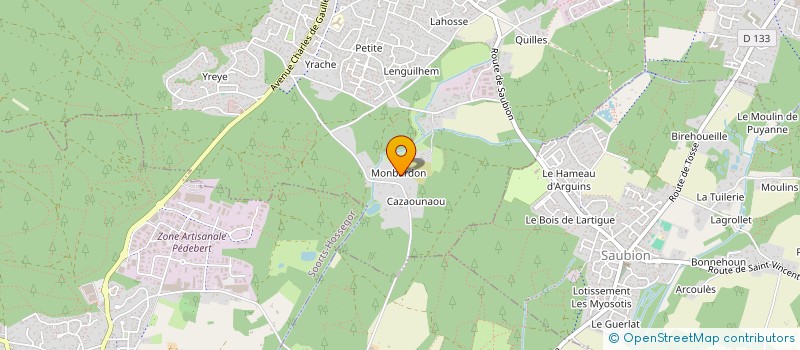 localisation de l'entreprise SCI MONBARDON  SEIGNOSSE