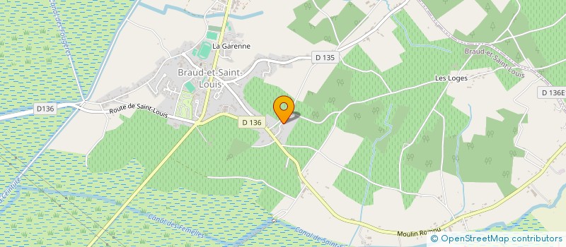 localisation de l'entreprise SCI MONBERNIER JJC  BRAUD-ET-SAINT-LOUIS