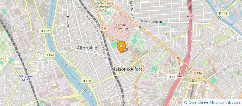 localisation de l'entreprise SCI MONBIEN à MAISONS-ALFORT