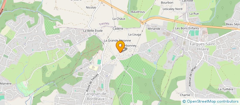 localisation de l'entreprise SCI MONBLANC  CARIGNAN-DE-BORDEAUX