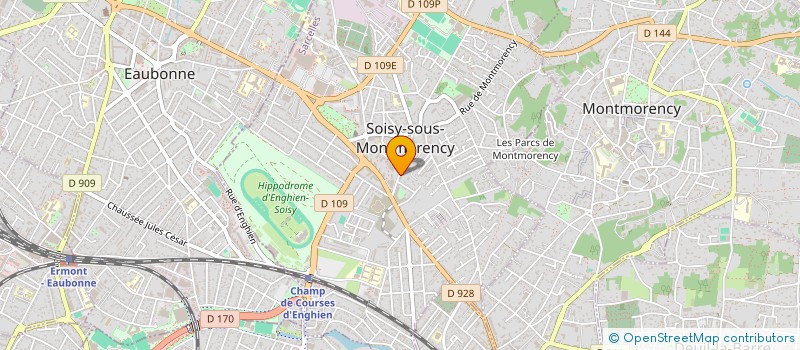 localisation de l'entreprise SCI MONCAS  SOISY-SOUS-MONTMORENCY