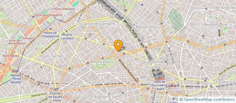 localisation de l'entreprise SCI MONCEAU  PARIS