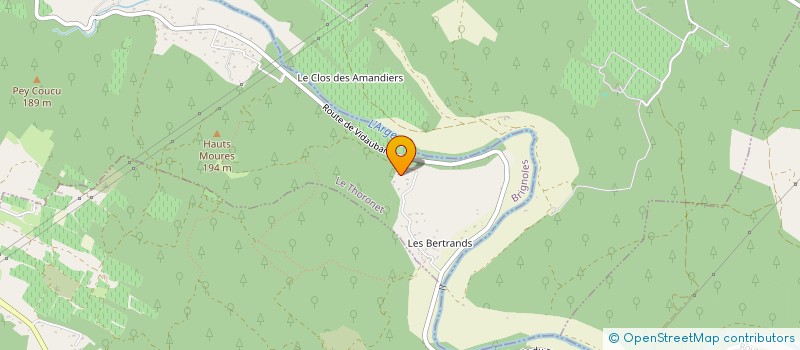 localisation de l'entreprise SCI MONCEAU  LE THORONET