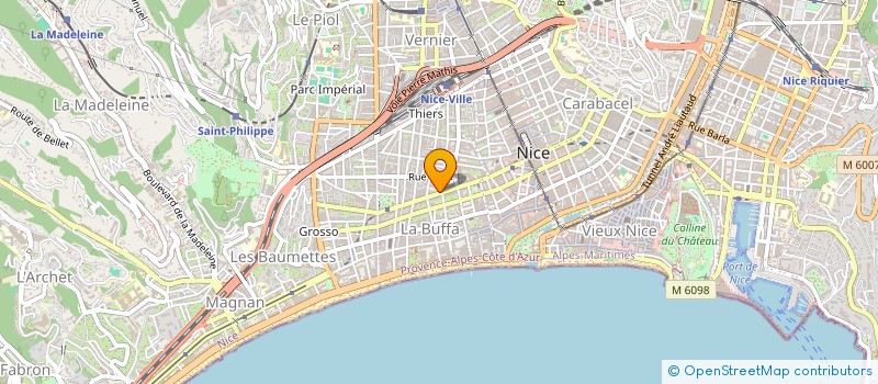 localisation de l'entreprise SCI MONCEAU à NICE