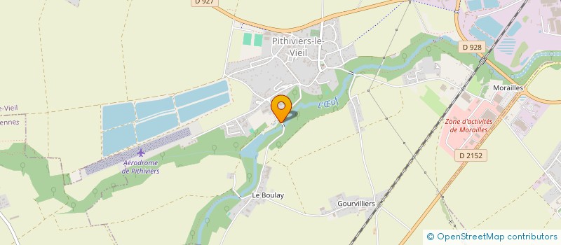 localisation de l'entreprise SCI  MONCEAU  PITHIVIERS-LE-VIEIL