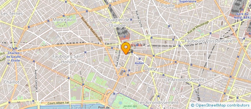 localisation de l'entreprise SCI MONCEAU à PARIS