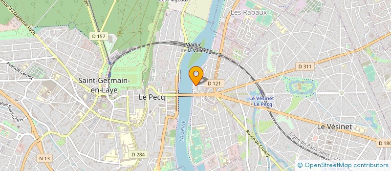 localisation de l'entreprise SCI MONCEAU FRERES  LE PECQ