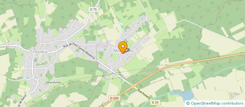 localisation de l'entreprise SCI MONCEAUX  MONCEAUX