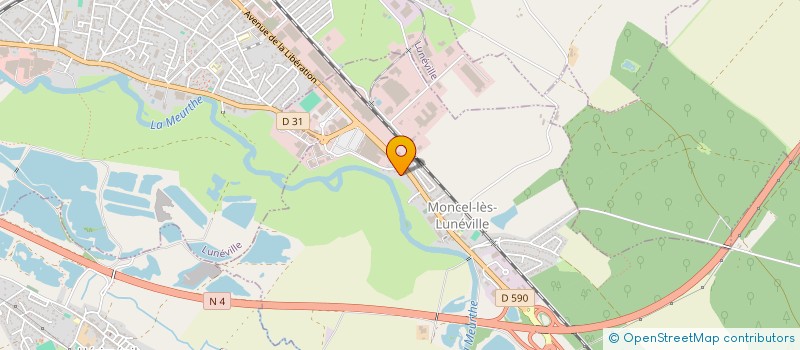 localisation de l'entreprise SCI MONCEL  MONCEL-LES-LUNEVILLE