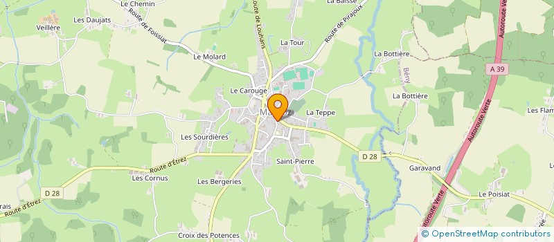 localisation de l'entreprise SCI MONCETY  MARBOZ