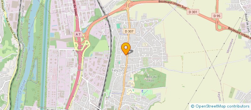 localisation de l'entreprise SCI MONCEY PAUL BERT  FEYZIN