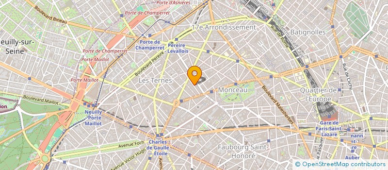localisation de l'entreprise SCI MONCHAT  PARIS