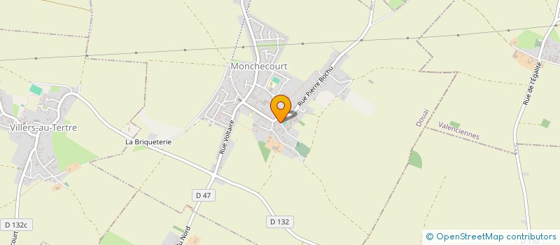 localisation de l'entreprise SCI MONCHECOURTOISE à MONCHECOURT