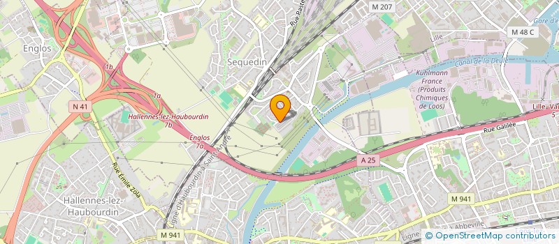 localisation de l'entreprise SCI MONCHY  SEQUEDIN