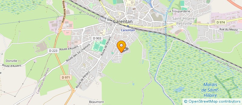 localisation de l'entreprise SCI MONCHY à CARENTAN-LES-MARAIS