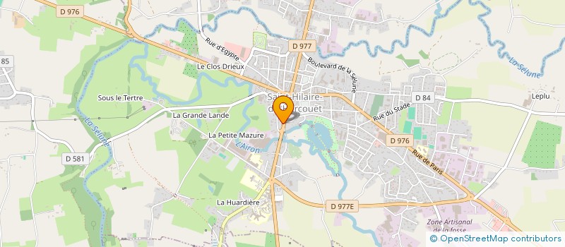 localisation de l'entreprise SCI MONCLAIR  SAINT-HILAIRE-DU-HARCOUET