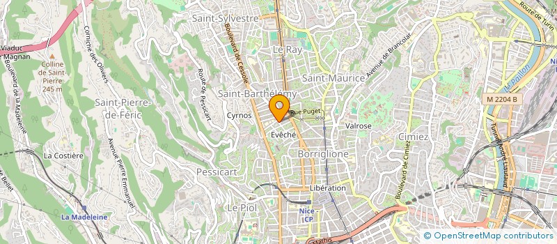 localisation de l'entreprise SCI MONCLAR à NICE