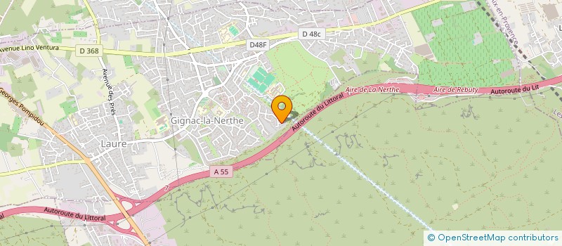 localisation de l'entreprise SCI MONCLAT à GIGNAC-LA-NERTHE