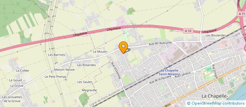 localisation de l'entreprise SCI MONCLO à LA CHAPELLE-SAINT-MESMIN