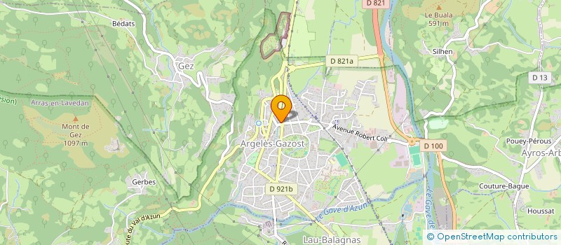 localisation de l'entreprise SCI MONDA  AYZAC-OST