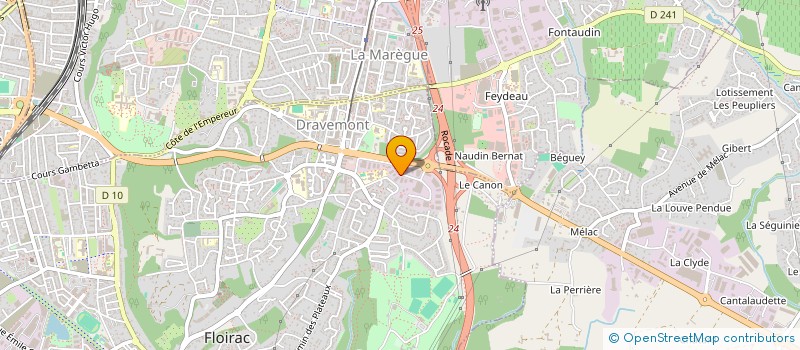 localisation de l'entreprise SCI MONDAULTS 14  FLOIRAC