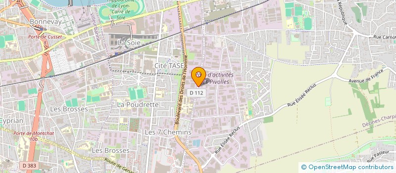 localisation de l'entreprise SCI MONDEGO  DECINES-CHARPIEU