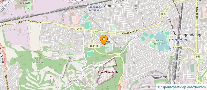 localisation de l'entreprise SCI MONDELANGE  AMNEVILLE
