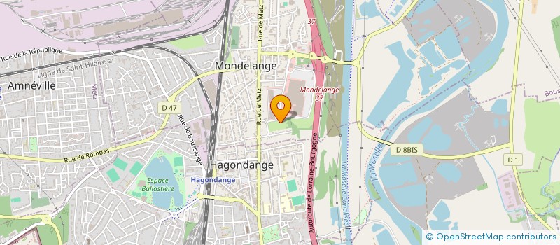 localisation de l'entreprise SCI MONDELANGE INVEST à MONTIGNY-LES-METZ