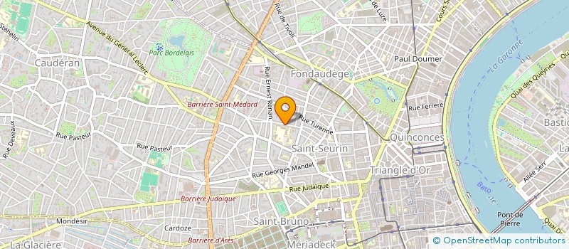 localisation de l'entreprise SCI MONDENARD  BORDEAUX