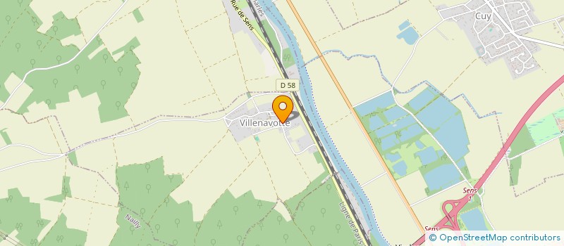 localisation de l'entreprise SCI MONDEREAU  VILLENAVOTTE