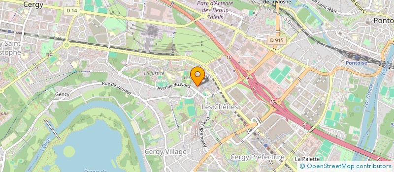 localisation de l'entreprise SCI MONDESIR  CERGY