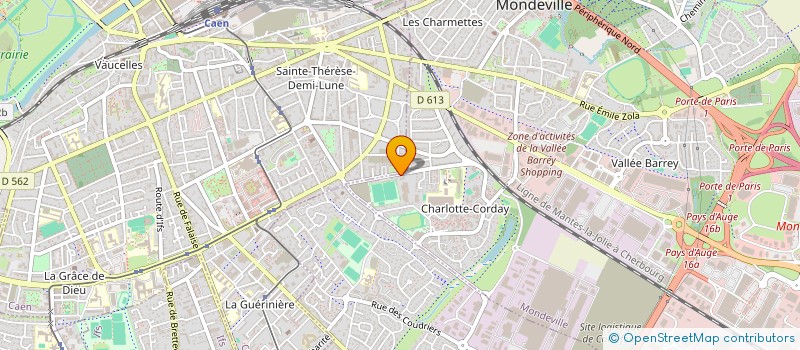 localisation de l'entreprise SCI MONDEVILLE INDUSTRIE à MONDEVILLE