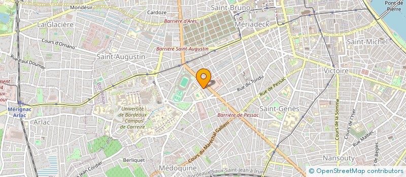 localisation de l'entreprise SCI MONDEVINA  BORDEAUX