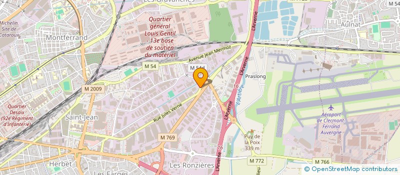 localisation de l'entreprise SCI MONDEYRAND  ROYAT