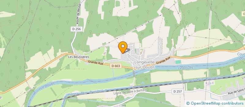 localisation de l'entreprise SCI MONDIAL IMMOBILIER  LONGEVELLE-SUR-DOUBS