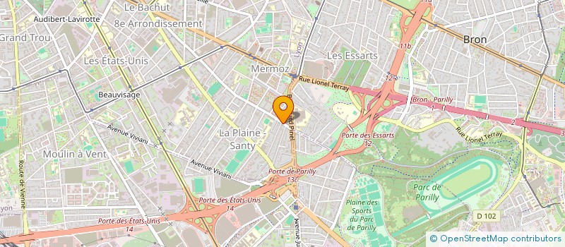 localisation de l'entreprise SCI MONDIAL SAVEURS  LYON