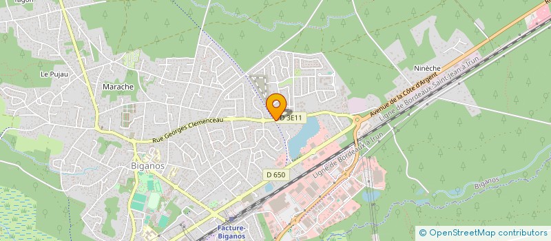 localisation de l'entreprise SCI MONDON  BIGANOS