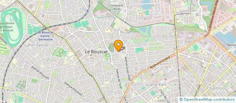 localisation de l'entreprise SCI MONDON  LE BOUSCAT