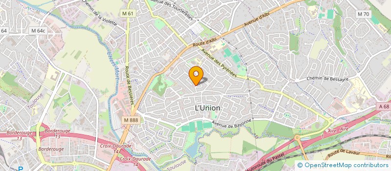 localisation de l'entreprise SCI MONDONY à L'UNION