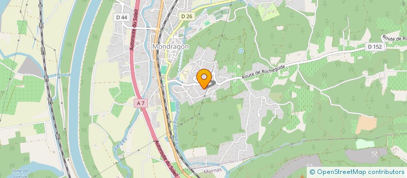 localisation de l'entreprise SCI MONDRA'GONES  MONDRAGON