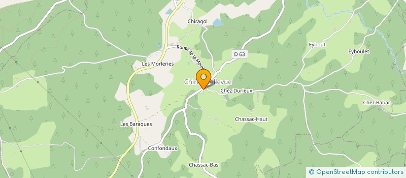 localisation de l'entreprise SCI MONEDIERES  NEUVIC