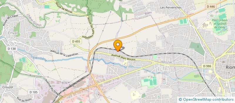 localisation de l'entreprise SCI MONEGER  MOZAC