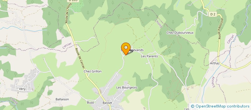 localisation de l'entreprise SCI MONERY  CHOISY