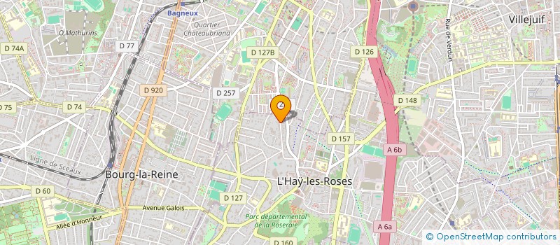 localisation de l'entreprise SCI MONET  L'HAY-LES-ROSES