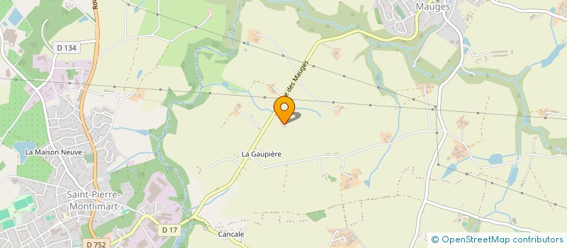 localisation de l'entreprise SCI MONET  MAUGES-SUR-LOIRE