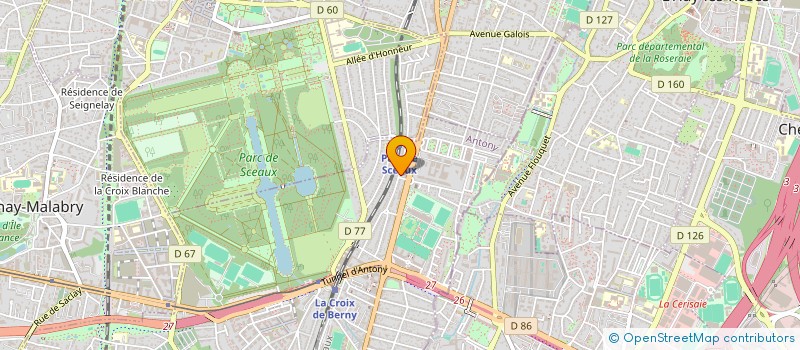 localisation de l'entreprise SCI MONET ANTONY à ANTONY