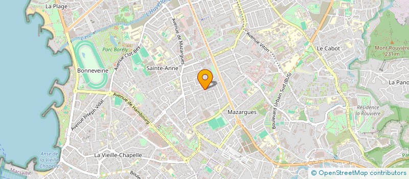 localisation de l'entreprise SCI MONETIER BELLEVUE  MARSEILLE