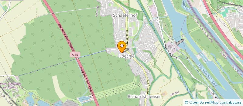 localisation de l'entreprise SCI MONFID  KEMBS