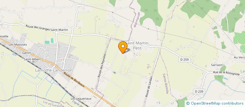 localisation de l'entreprise SCI MONFILIER  SAINT-MARTIN-PETIT