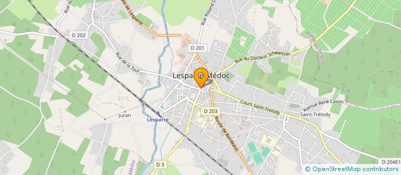 localisation de l'entreprise SCI MONFOULET PILLAULT  SAINT-CHRISTOLY-MEDOC